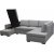 Solna U-Sofa 309 cm - Hellgrau + Mbelpflegeset fr Textilien