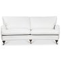Howard London Premium 4-Sitzer Curved Sofa - Wei PU