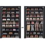 Kaspian Schuhregal 100 cm - Schwarz