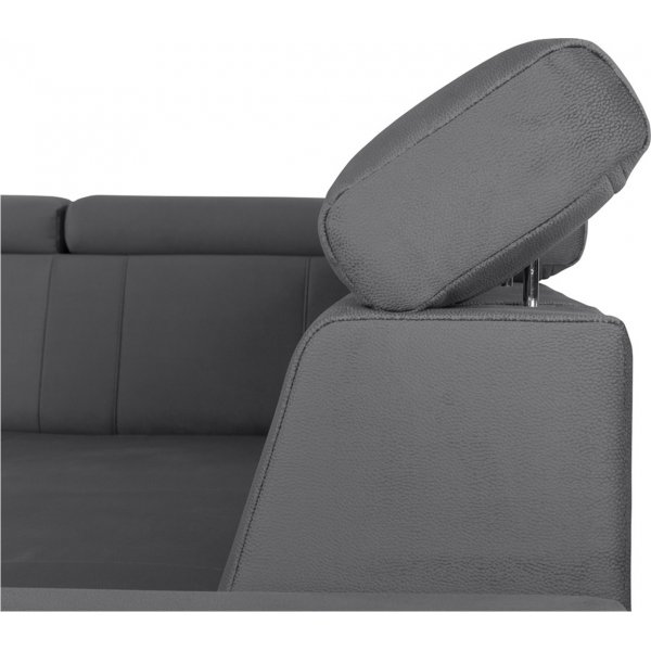 Lone Ecksofa links - Grau