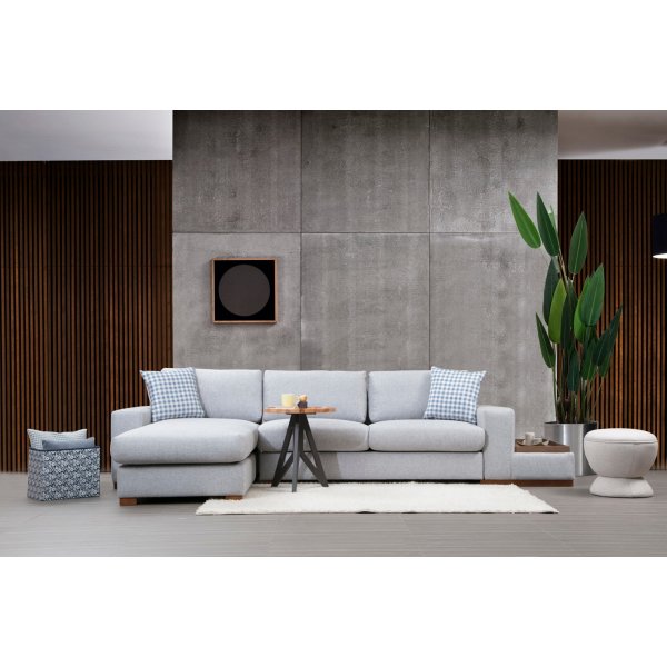 Loom Diwansofa - Hellgrau Loom Diwansofa - Hellgrau