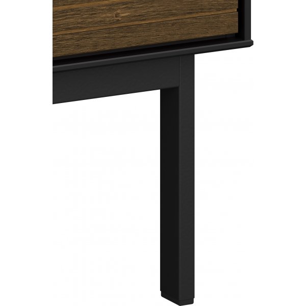 Vitrine Soma - Schwarz/Espresso