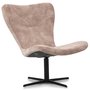 Tulpan Design Sessel - Beige (Samt)
