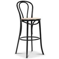 Biegeholz Barhocker No 18 - schwarz / Rattan Biegeholz Barhocker No 18 - schwarz / Rattan