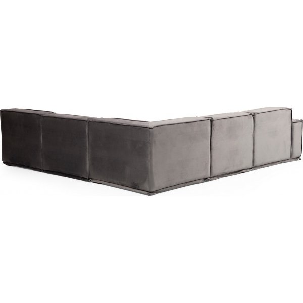 Lego Ecksofa 276 cm rechts - Grau