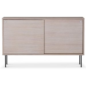 Volumen-Sideboard in Wei getncht, 132 cm