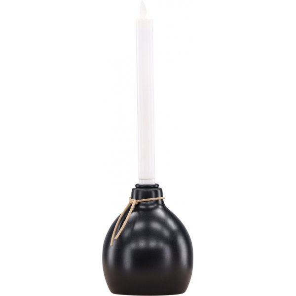 Ulricehamn LED-Kerzenständer 32 x 12 cm - Schwarz/Weiß Ulricehamn LED-Kerzenständer 32 x 12 cm - Schwarz/Weiß