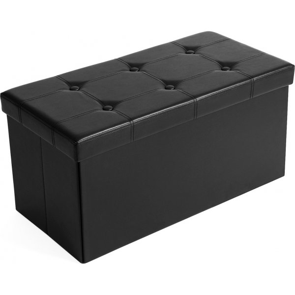 Hanibal Hocker mit Stauraum - Schwarz