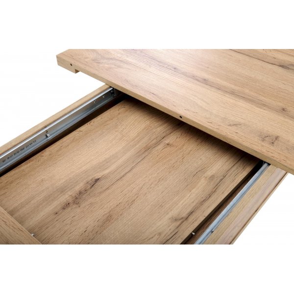 Brandon Esstisch 160-200 x 90 cm - Wotan-Eiche/Schwarz Brandon Esstisch 160-200 x 90 cm - Wotan-Eiche/Schwarz