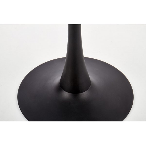 Marco Esstisch 90 cm - Weier Marmor/Schwarz