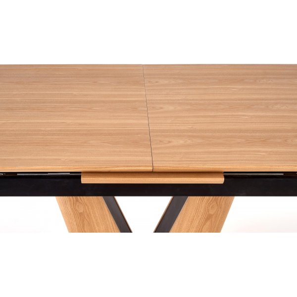 Tozzi Esstisch 160-200 x 90 cm - Eiche/schwarz Tozzi Esstisch 160-200 x 90 cm - Eiche/schwarz