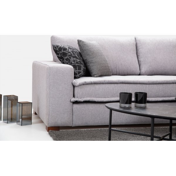 Diwansofa Lena - Hellgrau