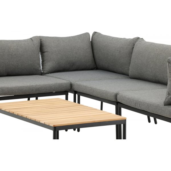 Nettan Ecksofagruppe - Schwarz/Grau