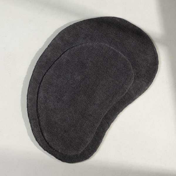 Steinteppich 50 x 75 cm - Dunkelgrau Steinteppich 50 x 75 cm - Dunkelgrau