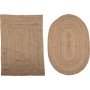 Oliventeppich - Jute