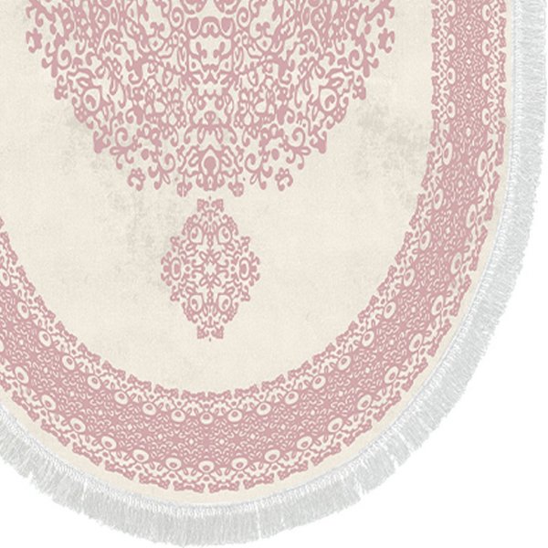 Bonbon Badezimmermatte - Rosa/Weiß Bonbon Badezimmermatte - Rosa/Weiß