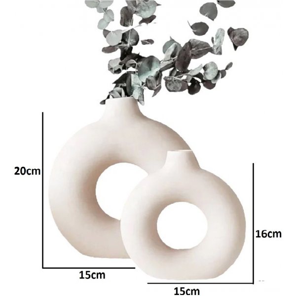 Buco Vase - Creme Buco Vase - Creme