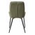 Carina-Stuhl aus olivgrnem Samt mit Rautenmuster