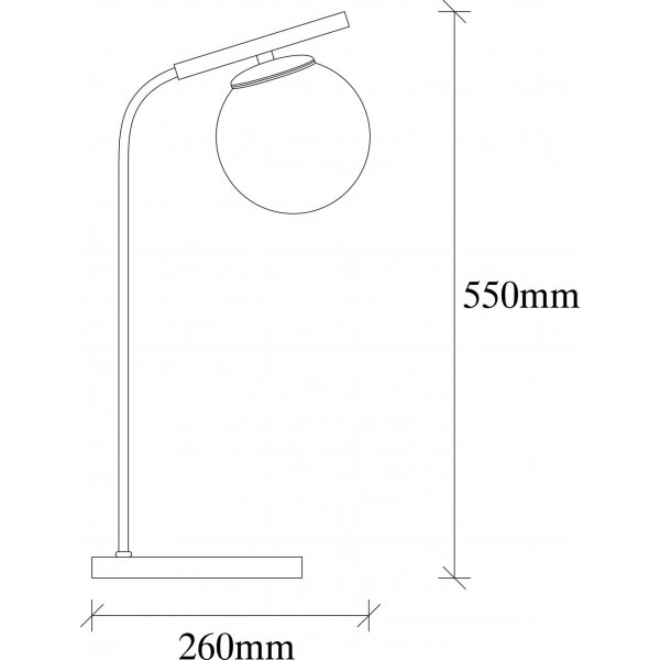 Yatzy Tischlampe - Schwarz