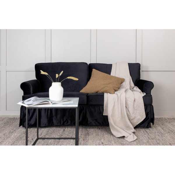 Tyger 2-Sitzer Sofa - Schwarz