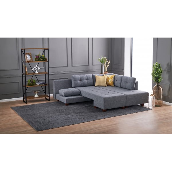 Ecksofa Manama - Grau Ecksofa Manama - Grau
