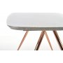 Limsa Esstisch 160 cm - Grauer Marmor/Rosgold