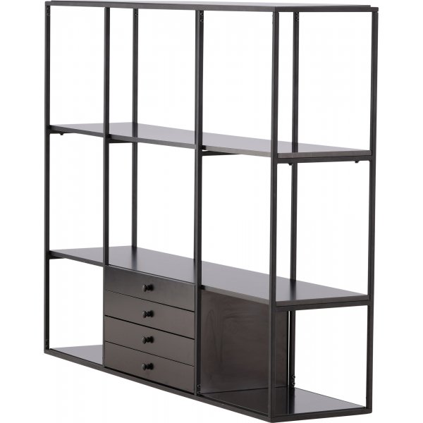 Bcherregal Amarillo - Schwarz