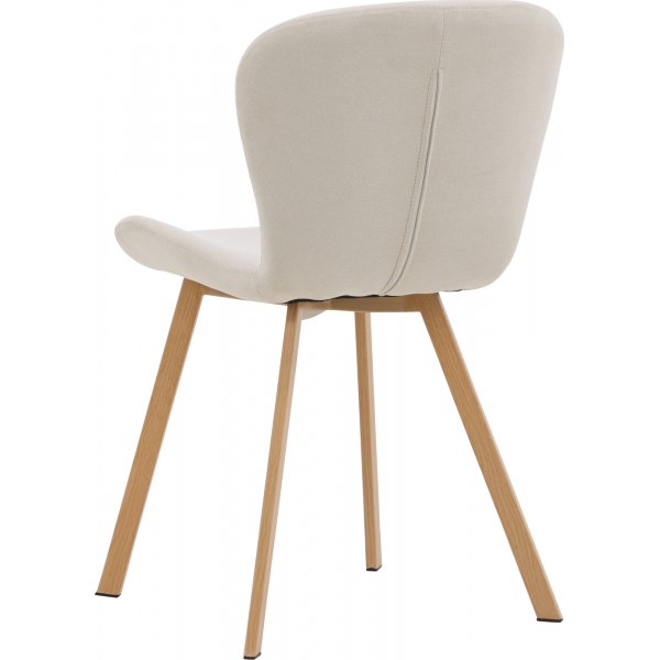 Lija Esszimmerstuhl - Beige/Eiche