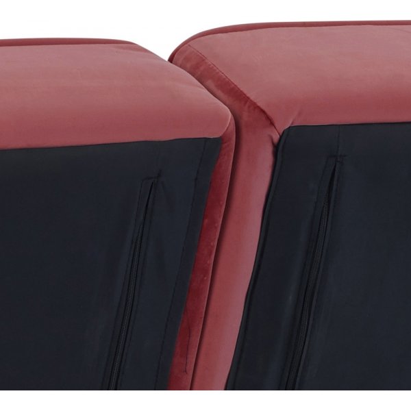 Perugia 2,5-Sitzer-Schlafsofa - Rot