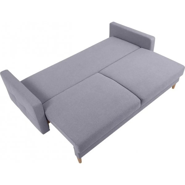 Noret 3-Sitzer Schlafsofa - Grau