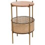 Pergo Beistelltisch mit Korb 40 cm - Eiche