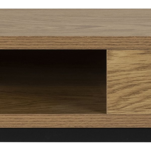 Willford Couchtisch 80 x 80 cm - Eiche/schwarz