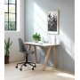 Circa Schreibtisch 120 x 60 cm - Grau / Eiche