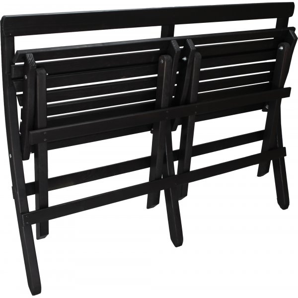 Knohult Gartensofa - Schwarz