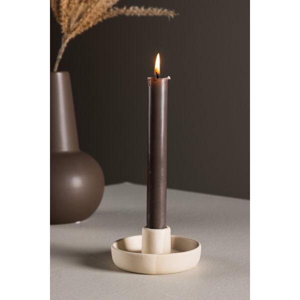 Otis Kerzenhalter - Beige/Grau