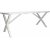 Esstisch Scottsdale 190 cm - Wei + Mbelpflegeset fr Textilien