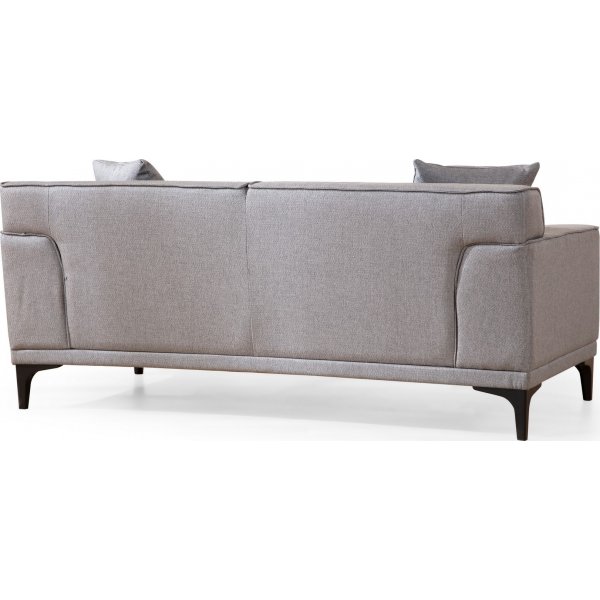 Petra 2-Sitzer-Sofa - Hellgrau