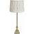 Linn Pliss Stitch Tischlampe - Offwhite/Gold - 66 cm