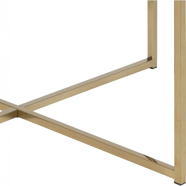 Alisma runder Couchtisch mit goldenen Beinen Ø80 cm - Schwarzes Marmorglas Alisma runder Couchtisch mit goldenen Beinen Ø80 cm - Schwarzes Marmorglas