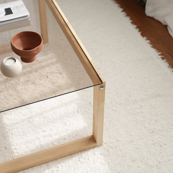 Via Couchtisch 85 x 55 cm - Helle Kiefer Via Couchtisch 85 x 55 cm - Helle Kiefer