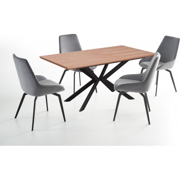 Matamata Esstisch 160-200 cm - Eiche/schwarz Matamata Esstisch 160-200 cm - Eiche/schwarz