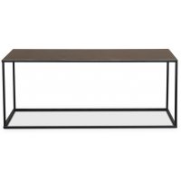 Mio Couchtisch 120 x 60 cm - Braunes Eichenfurnier / Schwarz Mio Couchtisch 120 x 60 cm - Braunes Eichenfurnier / Schwarz