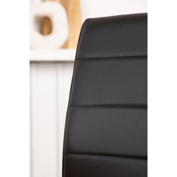 Tempo Esszimmerstuhl - Schwarzes PU Tempo Esszimmerstuhl - Schwarzes PU