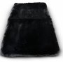 Weicher Kissenbezug 60x40 cm - Schwarz