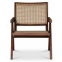 Milo Sessel mit Rattan - Rattan / Braun