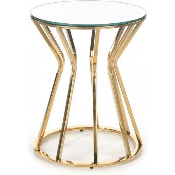 Afina Couchtisch 45 cm - Gold/Spiegelglas