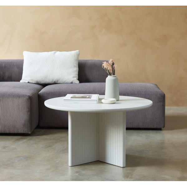 Martiana Couchtisch 80 cm - Greige