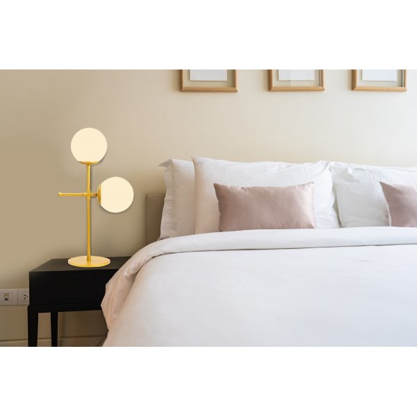 Mudoni Tischlampe - Gold