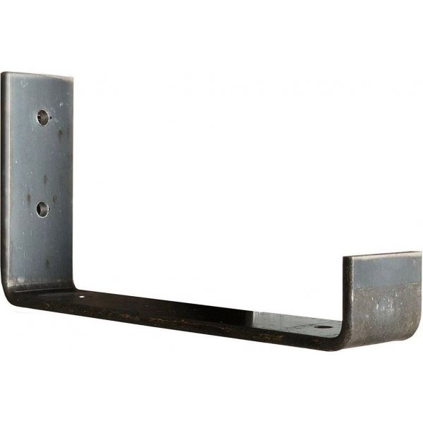 Lamba Wandregal 7 - Schwarz/Walnuss