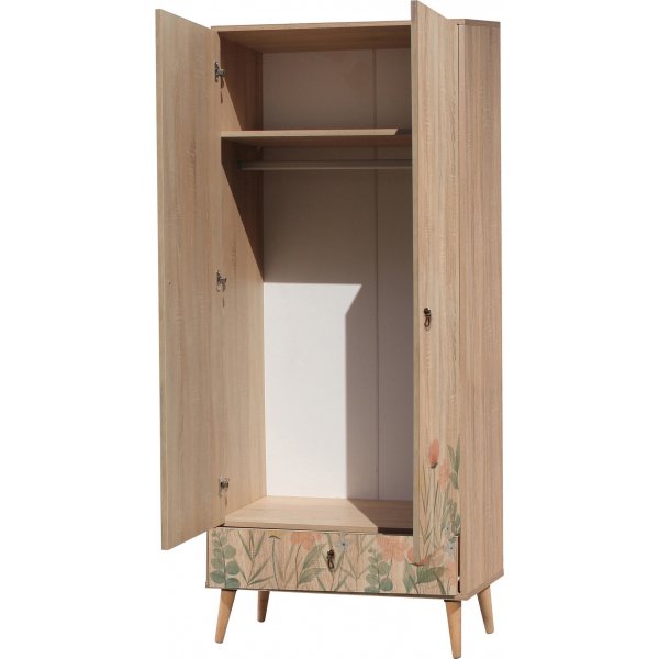 City Tulip Kleiderschrank - Beige